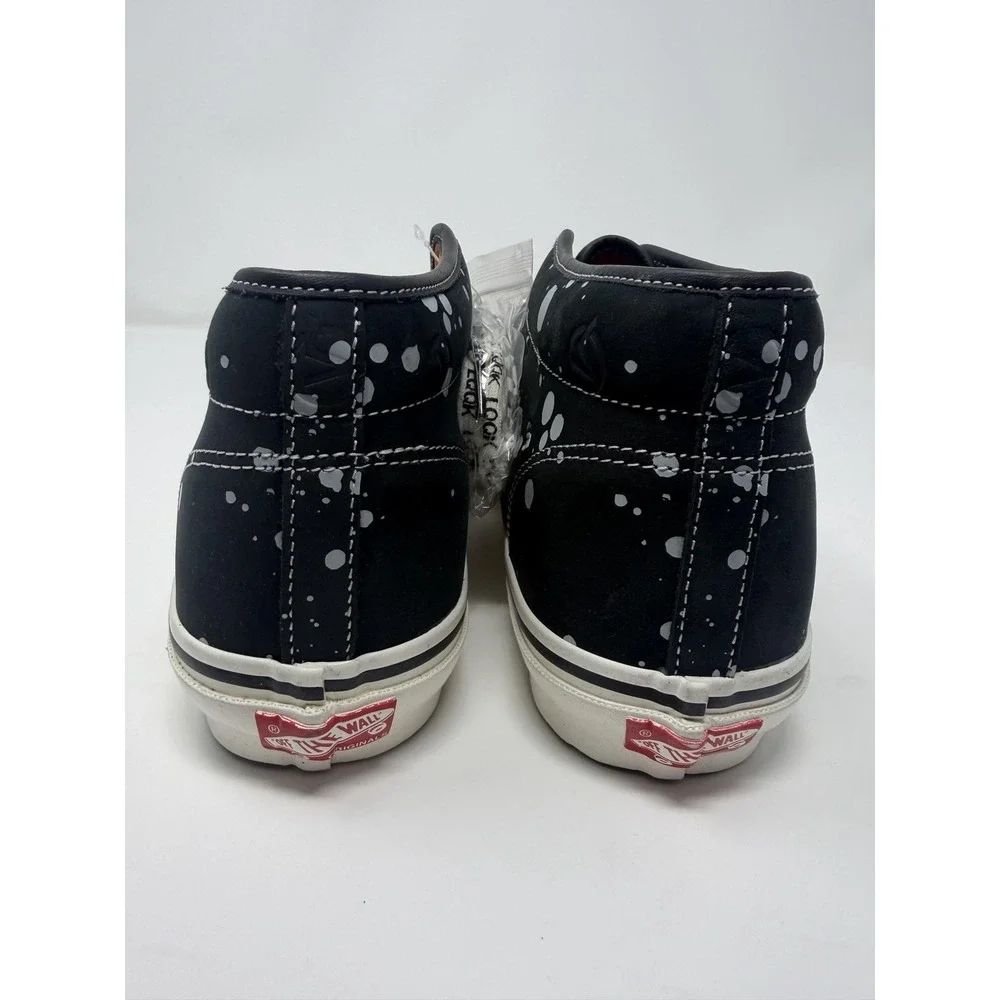 Vans OG Chukka Boot LX Shoes Mens Size 10 Black Splatter LQQK Studio Sneakers